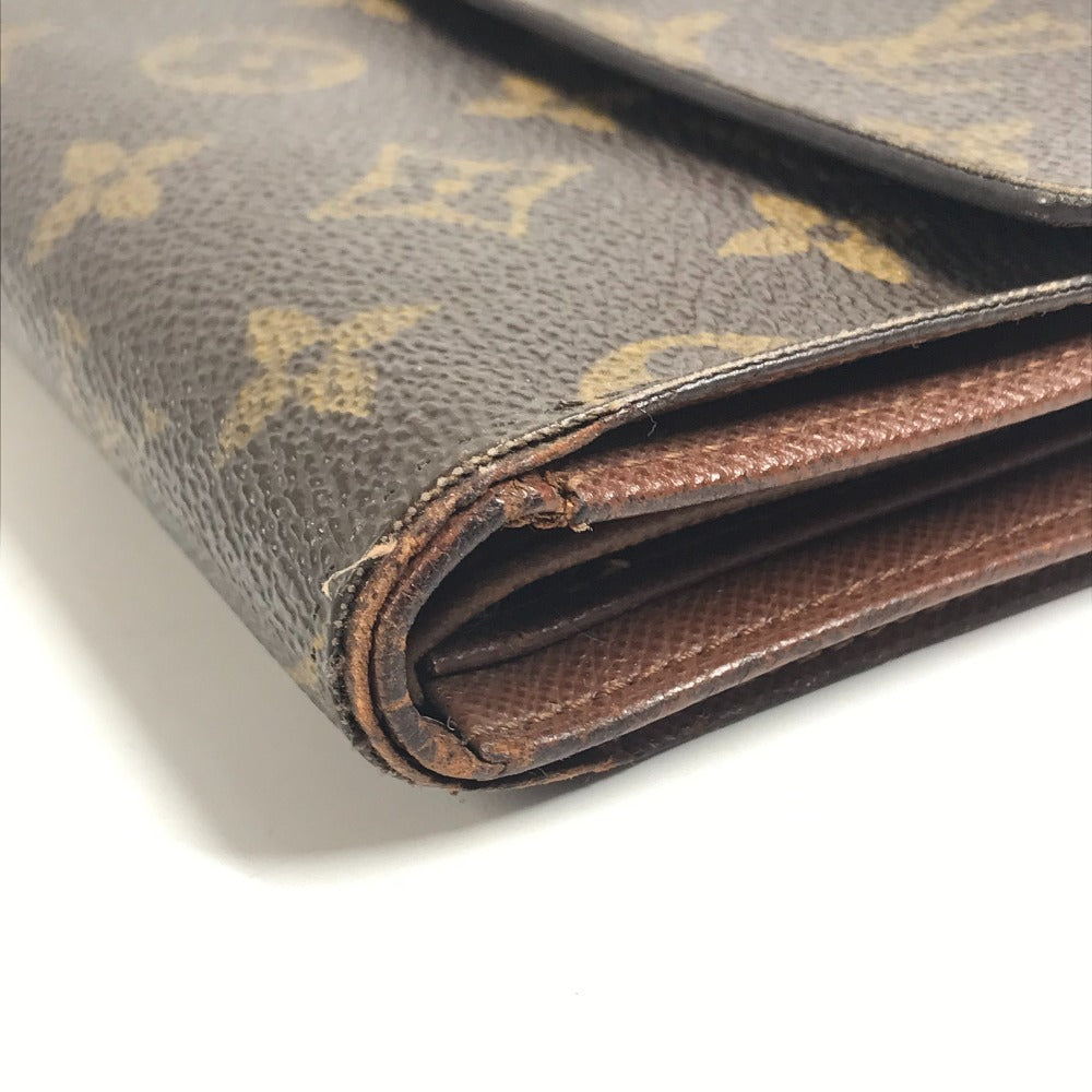LOUIS VUITTON M61202 Monogram Porte TresorEtui Papie Wallet Flap Wallet Trifold wallet MonogramCanvas Brown Used
