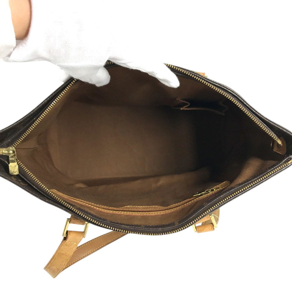 LOUIS VUITTON M51151 Monogram Cabas Mezzo Cabas Mezzo Bag Tote Bag shawl Shoulder Bag MonogramCanvas Brown Used
