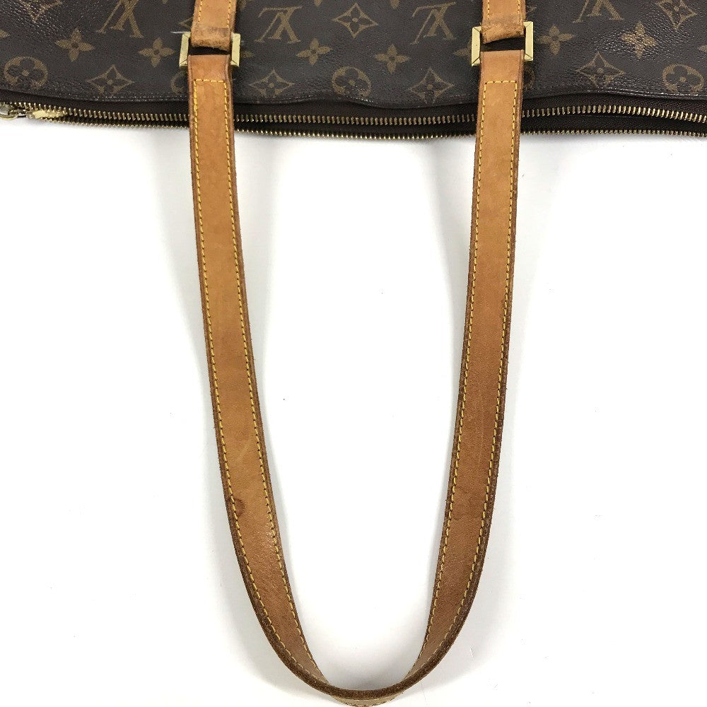 LOUIS VUITTON M51151 Monogram Cabas Mezzo Cabas Mezzo Bag Tote Bag shawl Shoulder Bag MonogramCanvas Brown Used