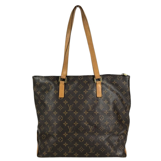 LOUIS VUITTON M51151 Monogram Cabas Mezzo Cabas Mezzo Bag Tote Bag shawl Shoulder Bag MonogramCanvas Brown Used