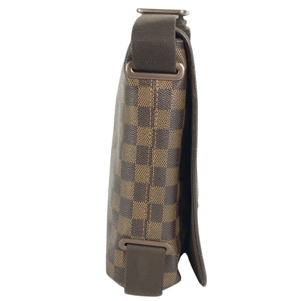 LOUIS VUITTON N51210 Damier Brooklyn PM Brooklyn PM Bag Crossbody Shoulder Bag Damier Canvas Ebene Brown Used