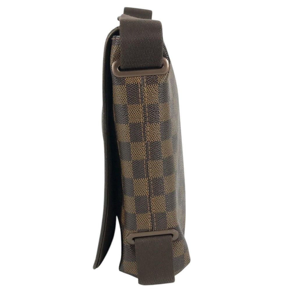 LOUIS VUITTON N51210 Damier Brooklyn PM Brooklyn PM Bag Crossbody Shoulder Bag Damier Canvas Ebene Brown Used
