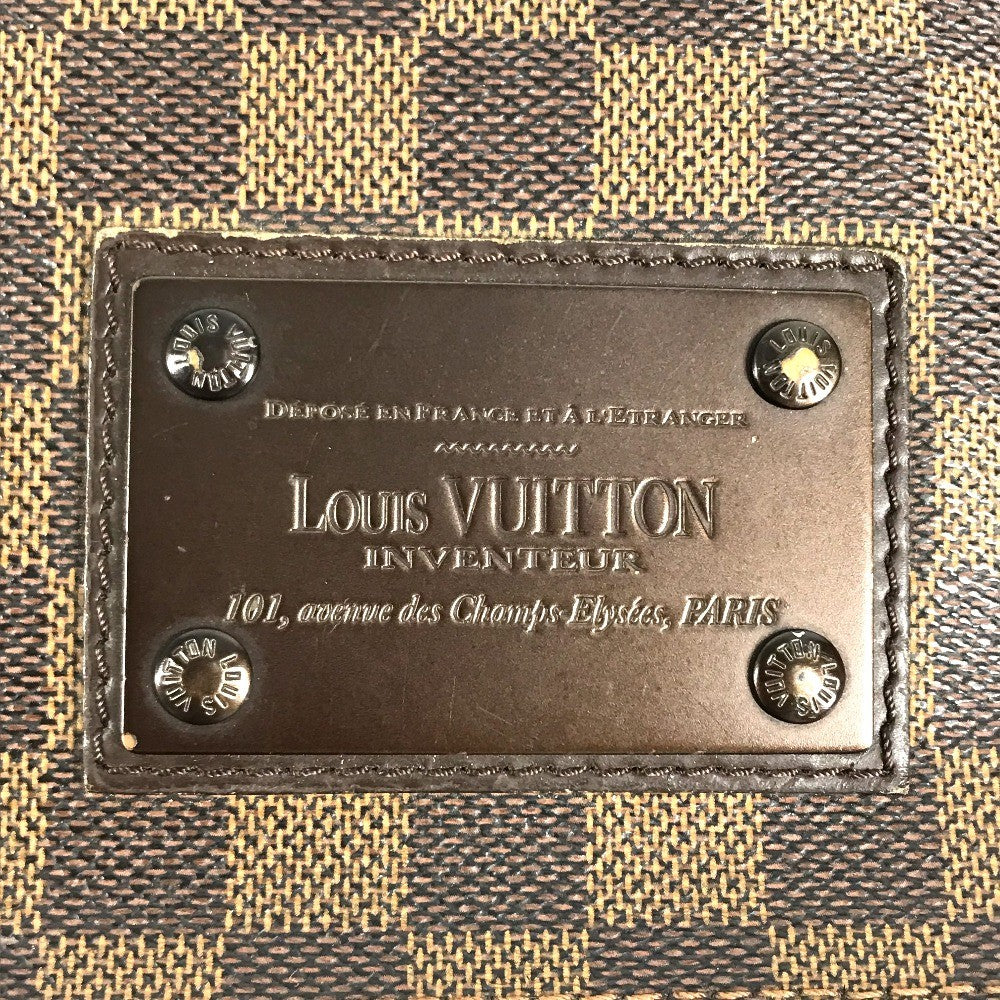 LOUIS VUITTON N51210 Damier Brooklyn PM Brooklyn PM Bag Crossbody Shoulder Bag Damier Canvas Ebene Brown Used