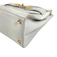 VERSACE vintage medusa logo Bag Flap Tote Bag Hand Bag Leather WhiteBased/Gold Used