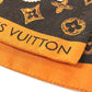LOUIS VUITTON MP2268 Bandeau Catgram Cat BandeauScarf Scarf silk Brown Used