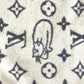 LOUIS VUITTON MP2259 blanket interior Classic Catgram Blanket Cat animal blanket Wool / Cashmere Brown Used