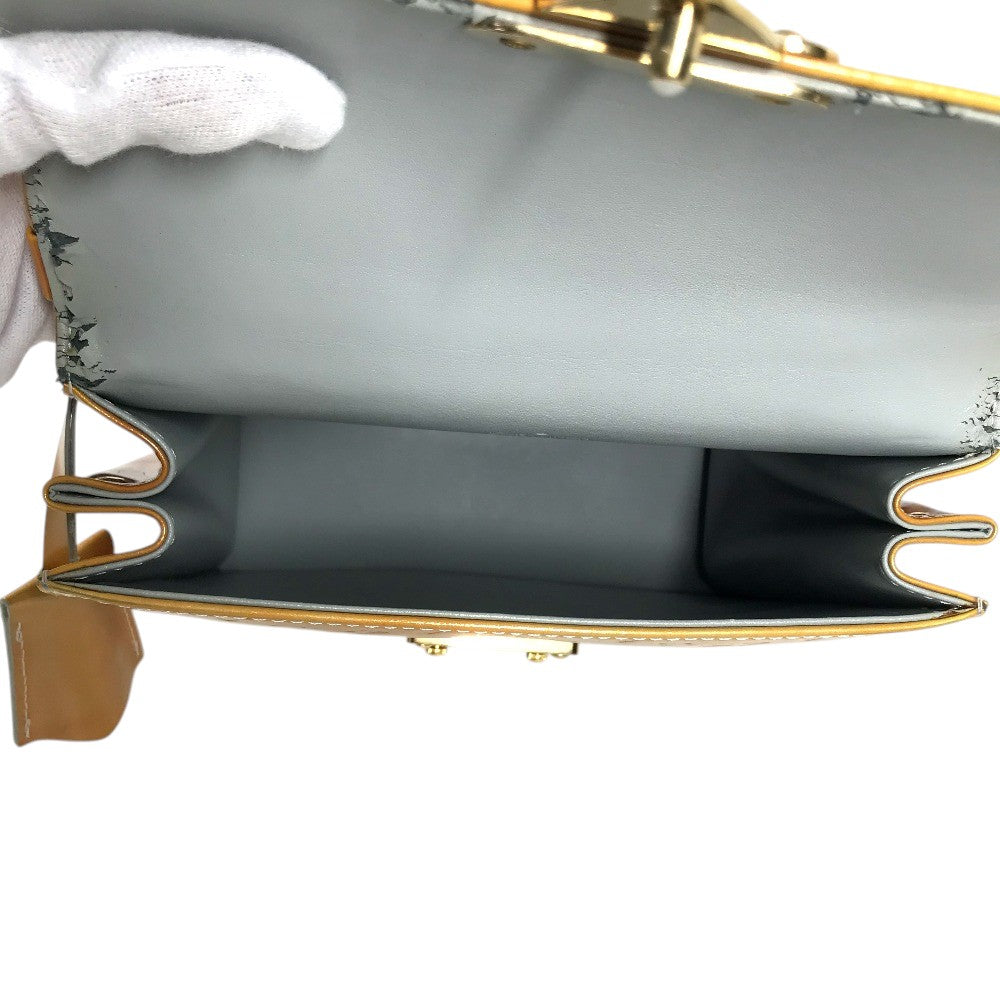 LOUIS VUITTON M91029 MonogramVernis Spring Street Bag Hand Bag MonogramVernisCanvas Gris SilverBased Used