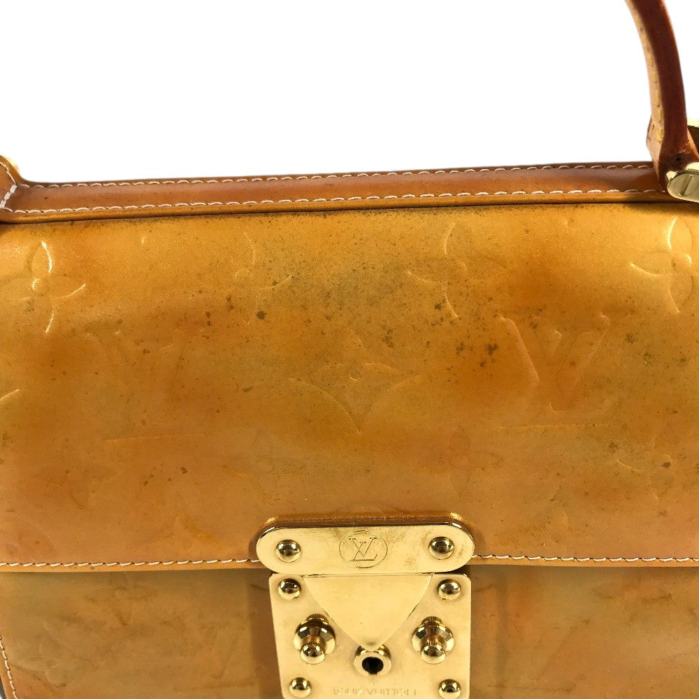 LOUIS VUITTON M91029 MonogramVernis Spring Street Bag Hand Bag MonogramVernisCanvas Gris SilverBased Used