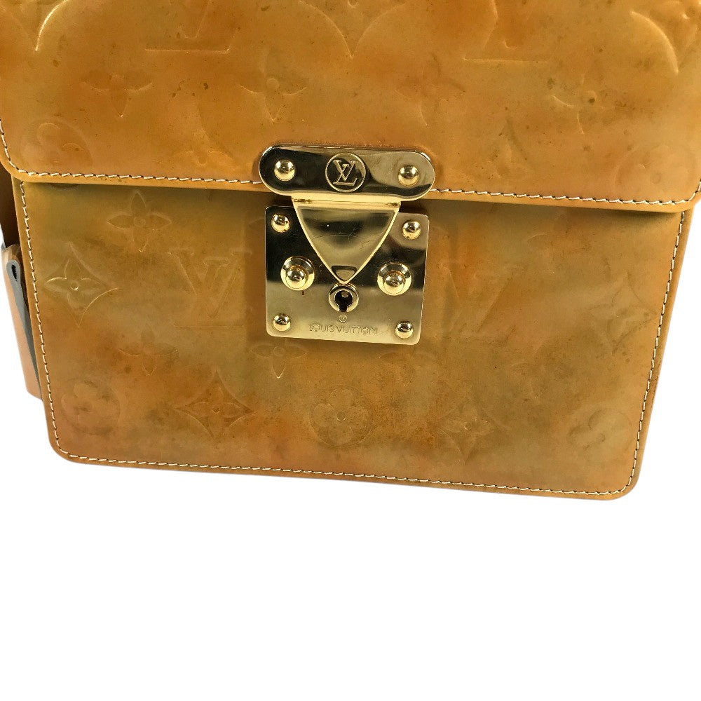 LOUIS VUITTON M91029 MonogramVernis Spring Street Bag Hand Bag MonogramVernisCanvas Gris SilverBased Used