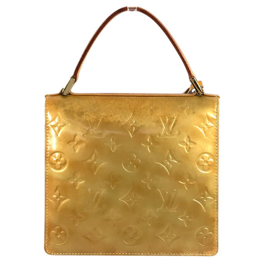 LOUIS VUITTON M91029 MonogramVernis Spring Street Bag Hand Bag MonogramVernisCanvas Gris SilverBased Used