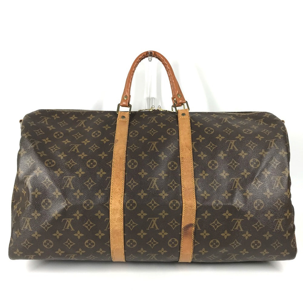 LOUIS VUITTON M41414 Monogram KeepallBandouliere55 Bag Travel Bag Travel Bag Hand Bag Duffle Bag MonogramCanvas Brown Used