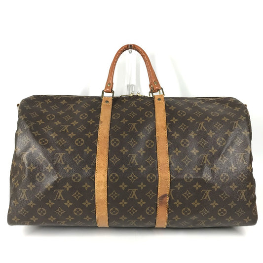 LOUIS VUITTON M41414 Monogram KeepallBandouliere55 Bag Travel Bag Travel Bag Hand Bag Duffle Bag MonogramCanvas Brown Used