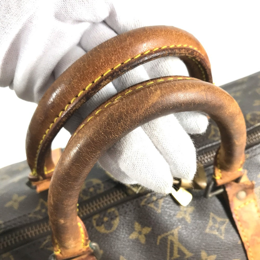 LOUIS VUITTON M41424 Monogram Keepall55 Keepall 55 Bag Hand Bag Travel Bag Duffle Bag MonogramCanvas Brown Used