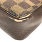 LOUIS VUITTON N51982 Damier Trousse Makeup Accessory Pouch Bag Shoulder Bag Hand Bag Shoulder Bag Damier Canvas Ebene Brown Used