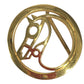 HERMES Schwalbert buckle only Accessories for bottoms buckle Metal Gold Used