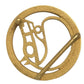 HERMES Schwalbert buckle only Accessories for bottoms buckle Metal Gold Used