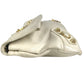 BALENCIAGA 327079 Studs Giant envelope Bag Pouch Flap Clutch bag Leather White/Gold Used