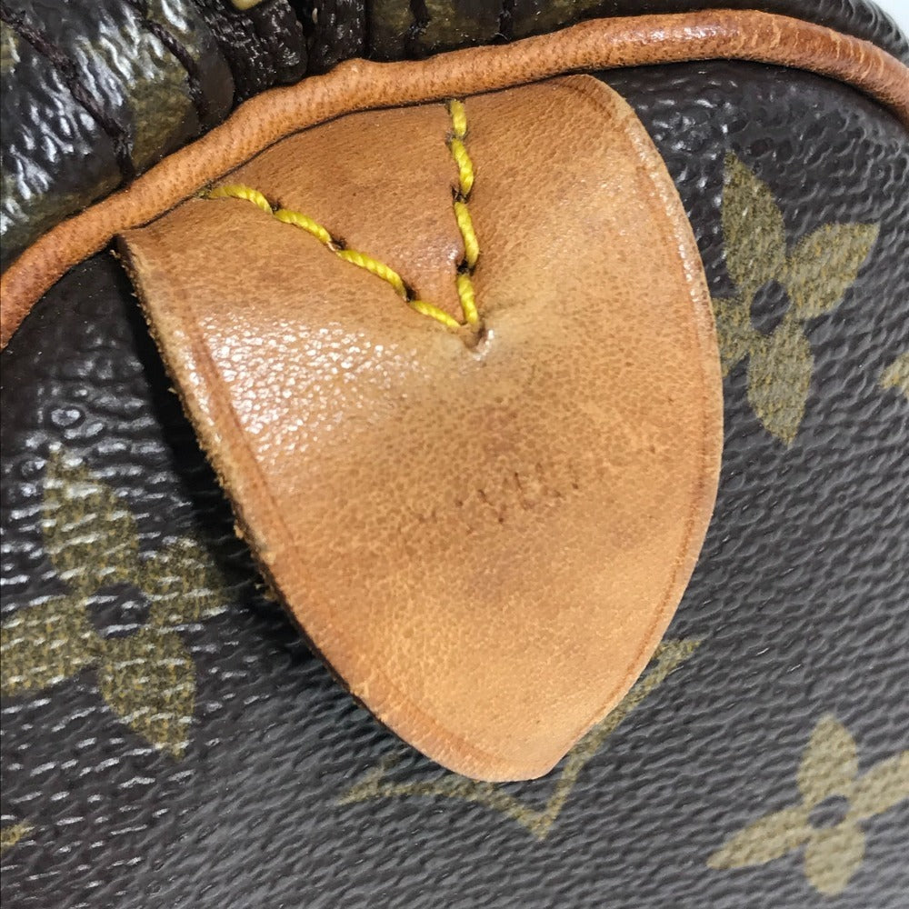 LOUIS VUITTON M41528 Monogram Speedy25 Speedy 25 Bags Tote Bag Mini Duffle Bag Hand Bag MonogramCanvas Brown Used
