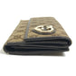 GUCCI 245723 LOVELY Guccissima logo GG heart Double Snap Long Wallet Long Wallet GGCanvas/Leather Beige/Dark brown Used