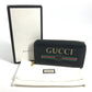 GUCCI 496317 Logo GG Zip Around Long Wallet Long Wallet Leather Black Used