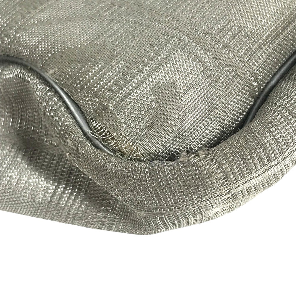 CHANEL A15991 CC CC Mark logo New Travel Line MM New Travel Line MM Shoulder bag, bag, shoulder bag Tote Bag Nylon jacquard Silver Used
