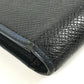 LOUIS VUITTON M30558 Taiga Portefeuilles Brazza Bicolor Long Wallet Long Wallet Taiga Leather Black/blue Used