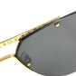 LOUIS VUITTON Z1261E Ash sunglasses glasses glasses eyewear sunglasses Metal Gold Used