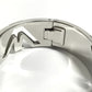 Emporio Armani AR5740 Logo Bangle Watch Women's watch bracelet Wristwatch SS Silver Used