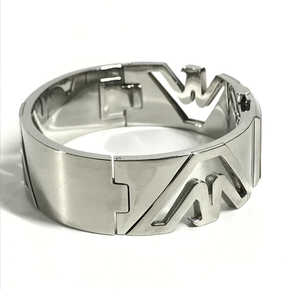 Emporio Armani AR5740 Logo Bangle Watch Women's watch bracelet Wristwatch SS Silver Used