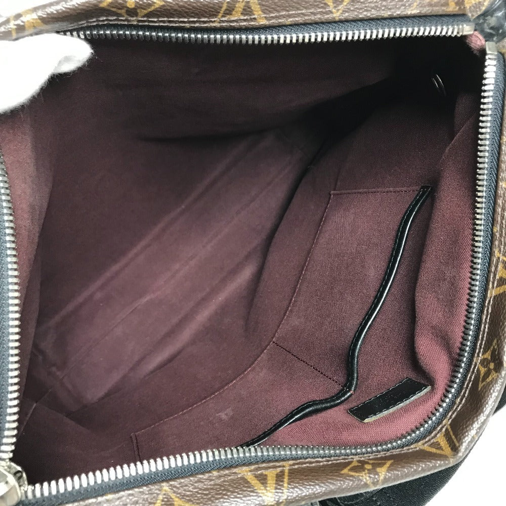LOUIS VUITTON M40388 MonogramMacassar Kitan Business bag, Handbag, 2-way bag Tote Bag MonogramMacassarCanvas Brown/Black Used