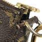 LOUIS VUITTON M40712 Monogram PochetteAccessoires Separate long strap Handbag Crossbody Shoulder Bag MonogramCanvas Brown Used