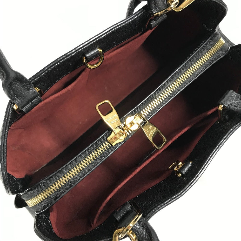LOUIS VUITTON M45778 MonogramEmpreinte Montaigne BB MontaigneBB 2WAY Bag, Shoulder Bag, Crossbody Shoulder Bag Hand Bag MonogramEmpreinteLeather Noir Black Used