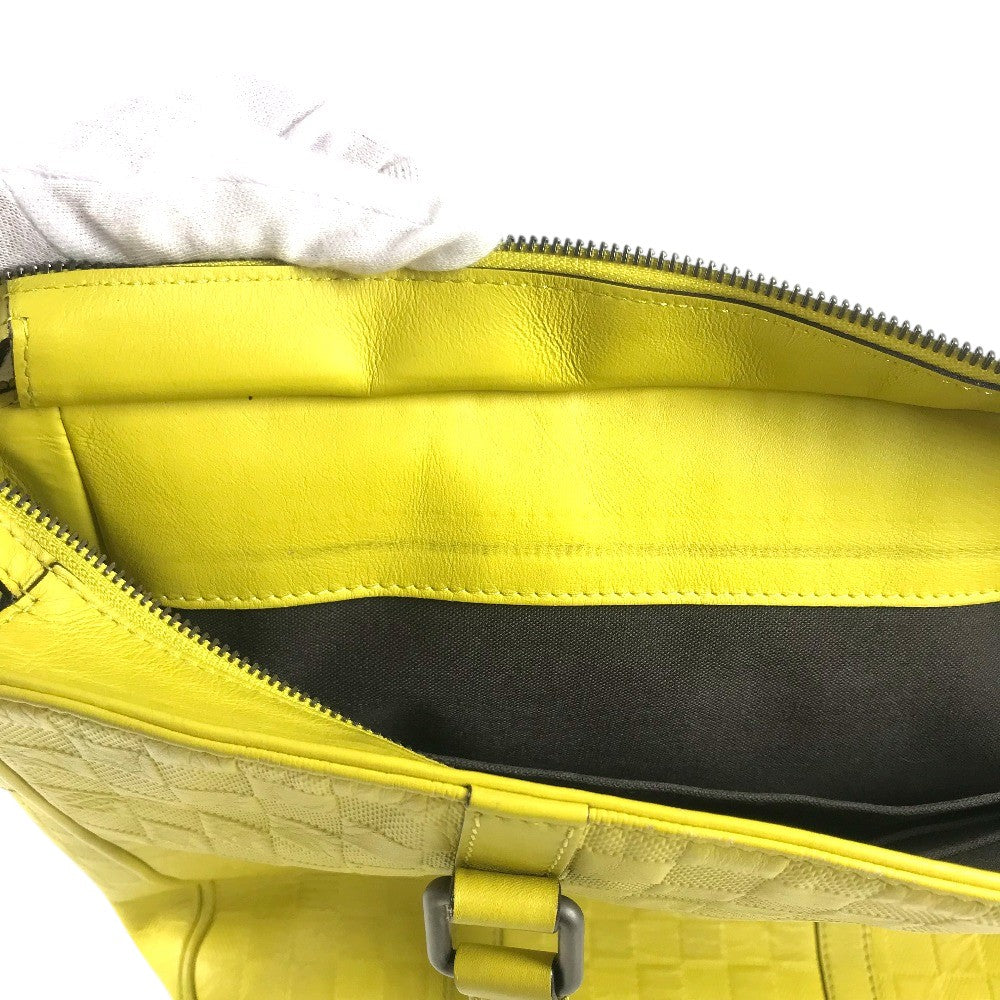 LOUIS VUITTON N41393 Damier Infini Tadao PM Bag Tote Bag Handbag Shoulder Bag Damier InfiniLeather Vere Seed yellow Used