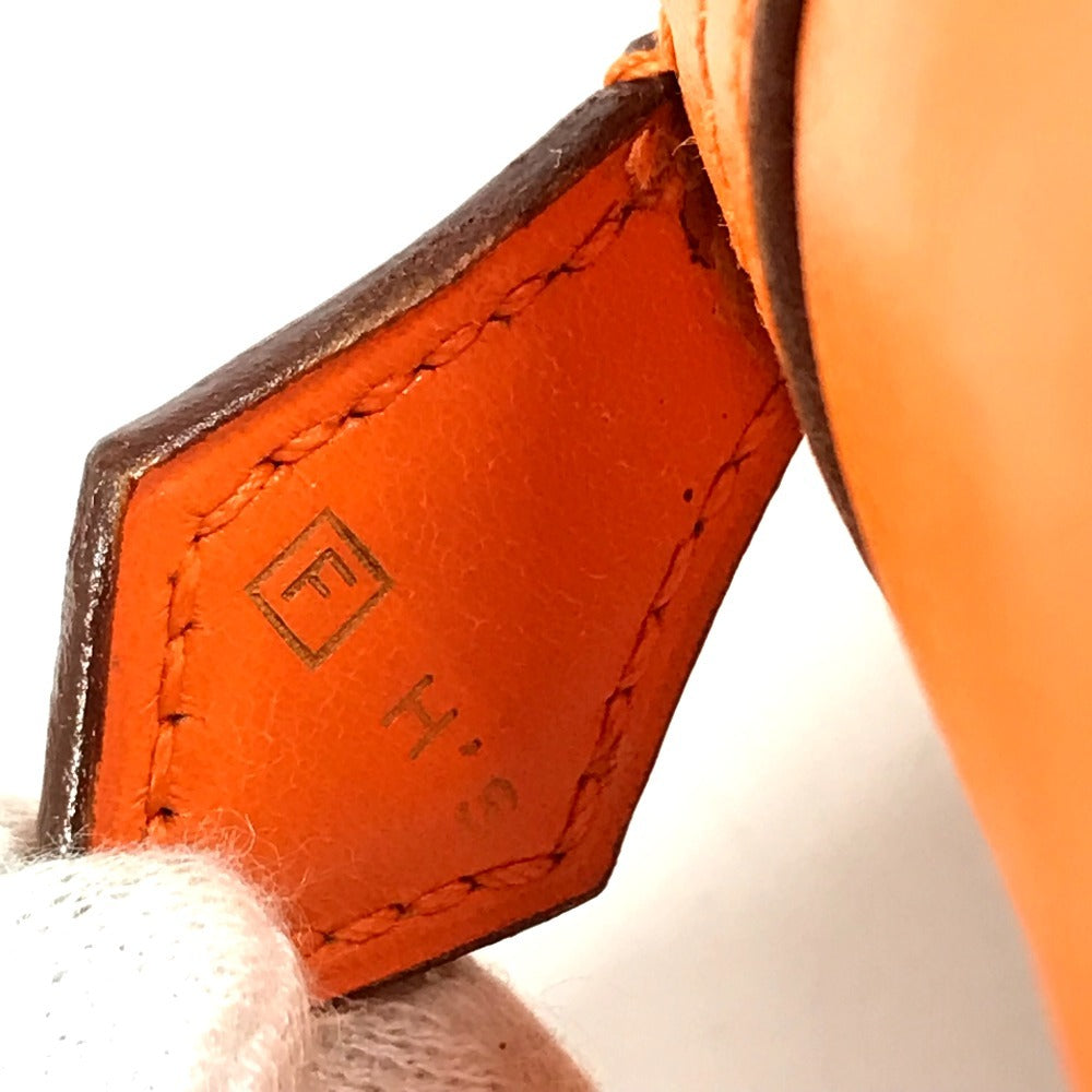 HERMES Plum Dog 38 Plum Dog 38 Bag, Tote Bag, Handbag, Document Bag Business bag Leather Orange Used
