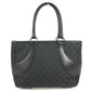 GUCCI 113011 GG logo Bag Tote Bag shawl Shoulder Bag GGCanvas/Leather Black Used