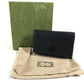 GUCCI 644407 GG Marmont logo Compact wallet Trifold wallet Leather Black Used