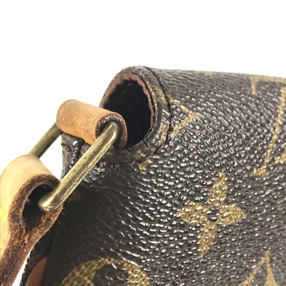 LOUIS VUITTON M51388 Monogram MusetteTango Musette Tango Bag Crossbody Flap Shoulder Bag MonogramCanvas Brown Used
