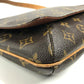LOUIS VUITTON M51388 Monogram MusetteTango Musette Tango Bag Crossbody Flap Shoulder Bag MonogramCanvas Brown Used