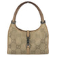 GUCCI 002 1068 GG logo Jackie Bag Tote Bag Shoulder Bag Hand Bag GGCanvas/Leather Beige Used