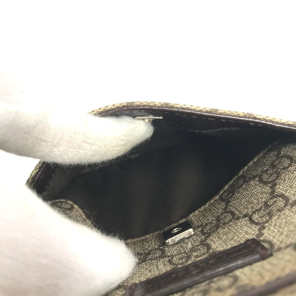 GUCCI 122754 GG Supreme GG Logo Pochette Crossbody bag Shoulder Bag GG Supreme Canvas Beige Used