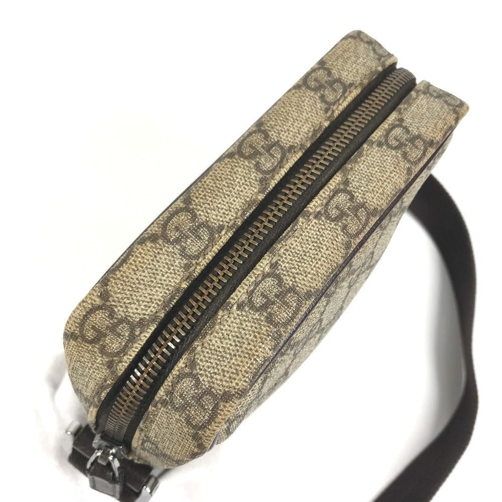 GUCCI 122754 GG Supreme GG Logo Pochette Crossbody bag Shoulder Bag GG Supreme Canvas Beige Used