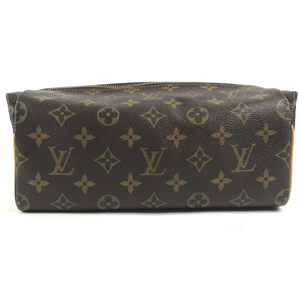 LOUIS VUITTON M47636 Monogram Trousse Pat Presion Bag, Pouch, Clutch Bag, Makeup Pouch, Cosmetics Cluch Bag MonogramCanvas Brown Used