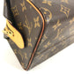 LOUIS VUITTON M47636 Monogram Trousse Pat Presion Bag, Pouch, Clutch Bag, Makeup Pouch, Cosmetics Cluch Bag MonogramCanvas Brown Used