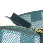 LOUIS VUITTON N41310 Damier color module Bag Crossbody Pochette Shoulder Bag Damier Canvas Cian Green Used