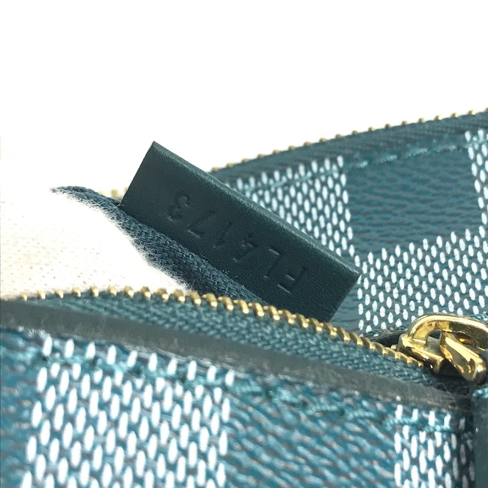 LOUIS VUITTON N41310 Damier color module Bag Crossbody Pochette Shoulder Bag Damier Canvas Cian Green Used
