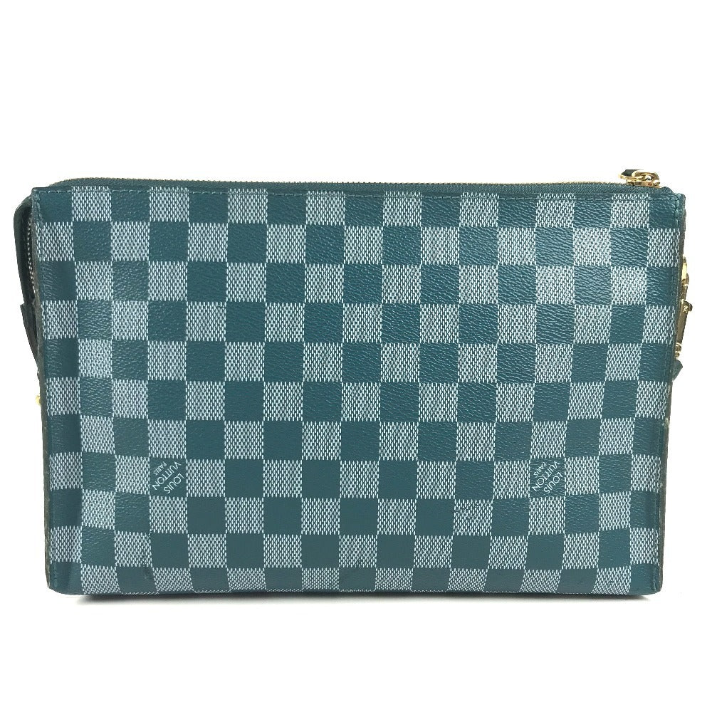 LOUIS VUITTON N41310 Damier color module Bag Crossbody Pochette Shoulder Bag Damier Canvas Cian Green Used