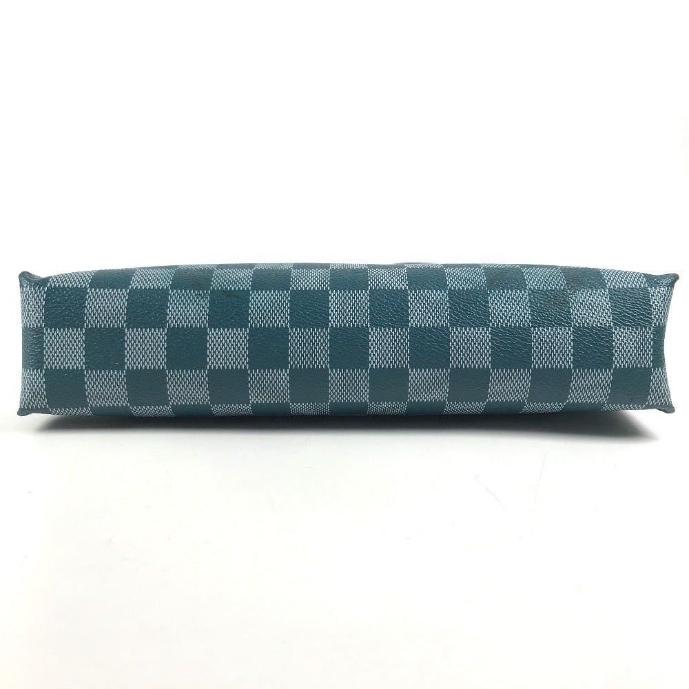 LOUIS VUITTON N41310 Damier color module Bag Crossbody Pochette Shoulder Bag Damier Canvas Cian Green Used