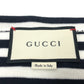 GUCCI 461177 トップス ボーダー タコモチーフ トレーナー スウェット コットン メンズ ホワイト×ブラック
