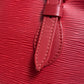 LOUIS VUITTON M5899E Epi Petit Bucket PM Shoulder Bag, Epi Leather, Women's, Rouge Red