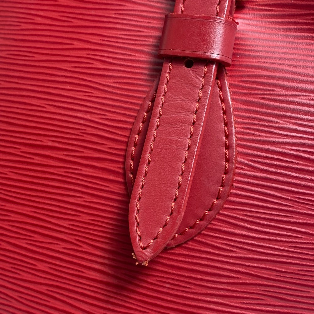 LOUIS VUITTON M5899E Epi Petit Bucket PM Shoulder Bag, Epi Leather, Women's, Rouge Red